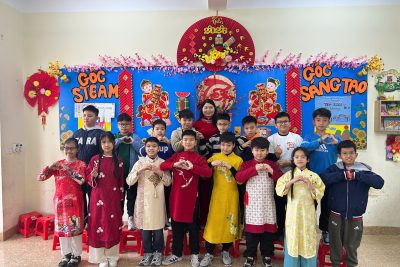 Trường Tiểu học Trần Hưng Đạo triển khai các lớp Trang trí phòng học đón Tết Bính Ngọ năm 2026