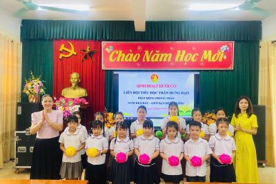 Trường Tiểu học Trần Hưng Đạo tổ chức phát động phong trào “Nuôi heo đất – Giúp bạn đến trường”